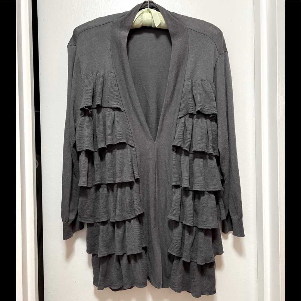 Tiered Ruffles Cardigan